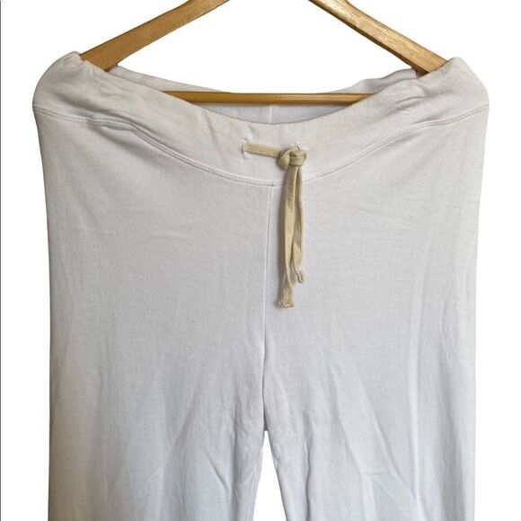 Sundry White Joggers Sweatpants Terry Size 2 NWOT SMILE - Picture 2 of 6